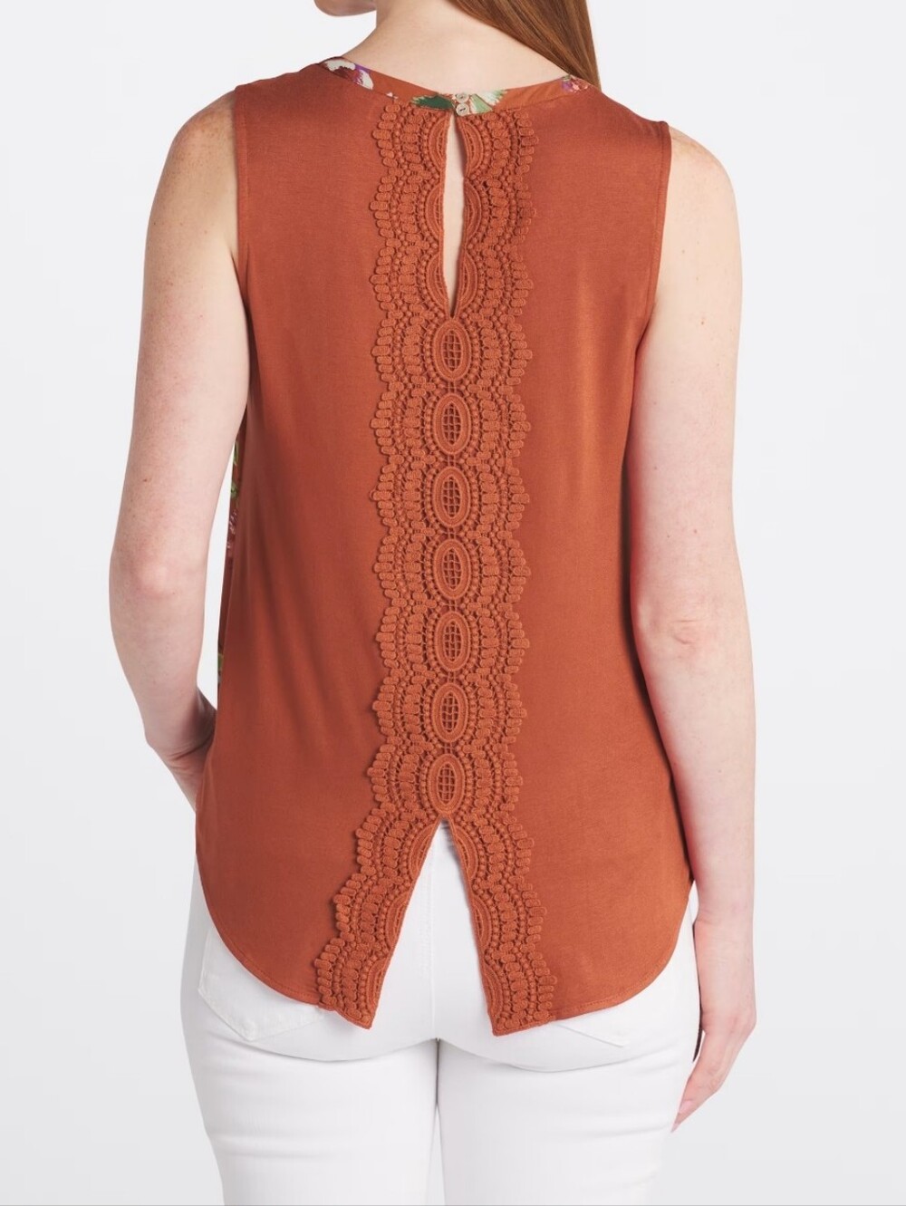 Daniel Rainn Quin Keyhole Crochet Blouse (Size Small) - Picture 5 of 10